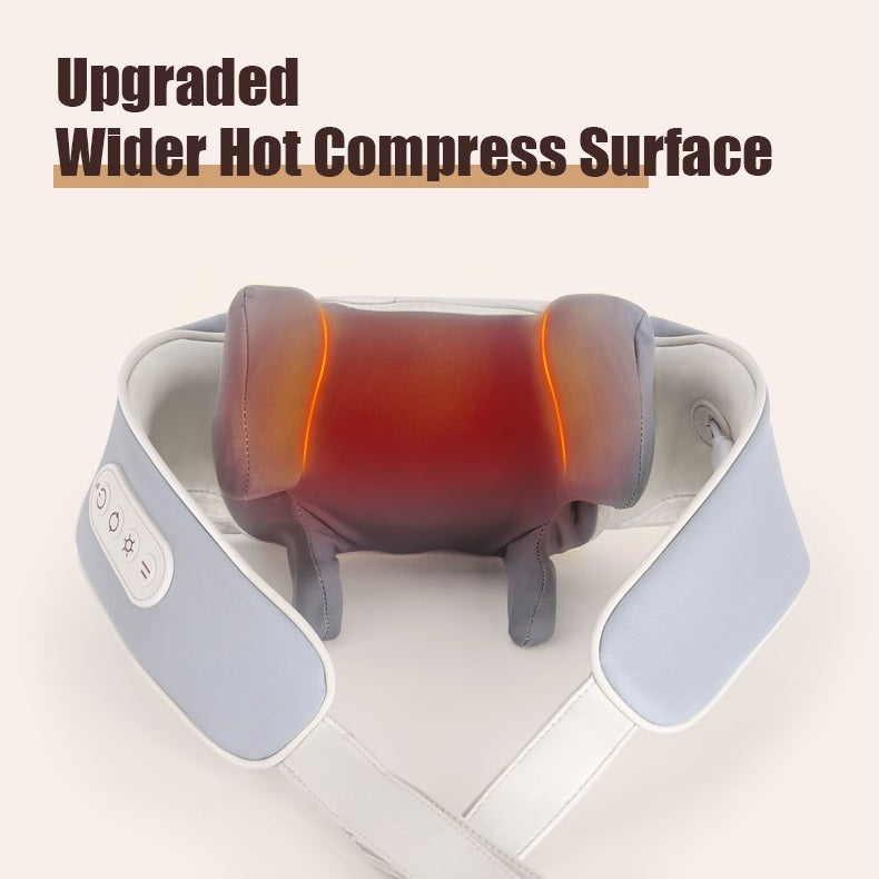 Electric Neck Massager,Deep Tissue 4D Noiseless Shiatsu Neck and Back Massager with Heat for Relax Muscles Home Office & Car Use