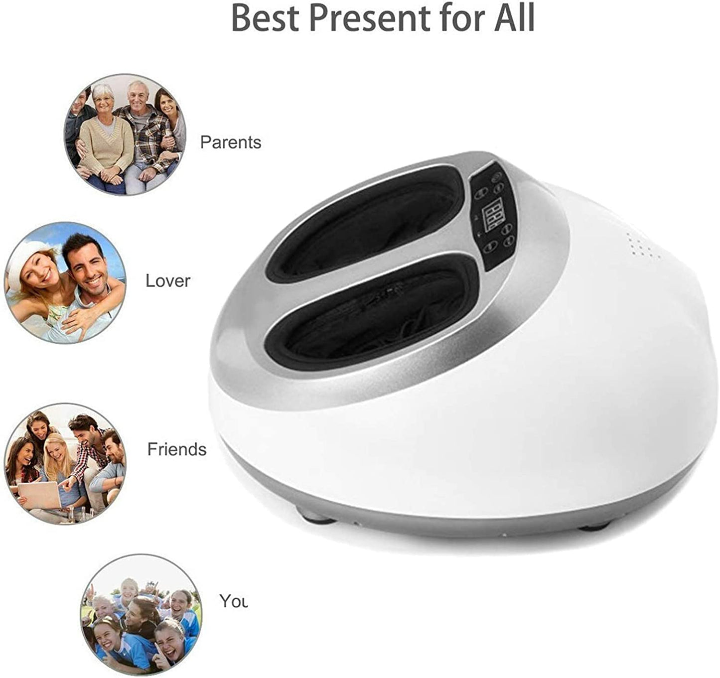 40W Shiatsu Reflexology Foot Massager with Heat and Multiple Functions