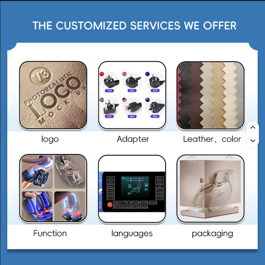 China Best Office Portable 3D 8D Chair Massage Electric Luxury Zero Gravity 4D Full Body Massage Chair for Body